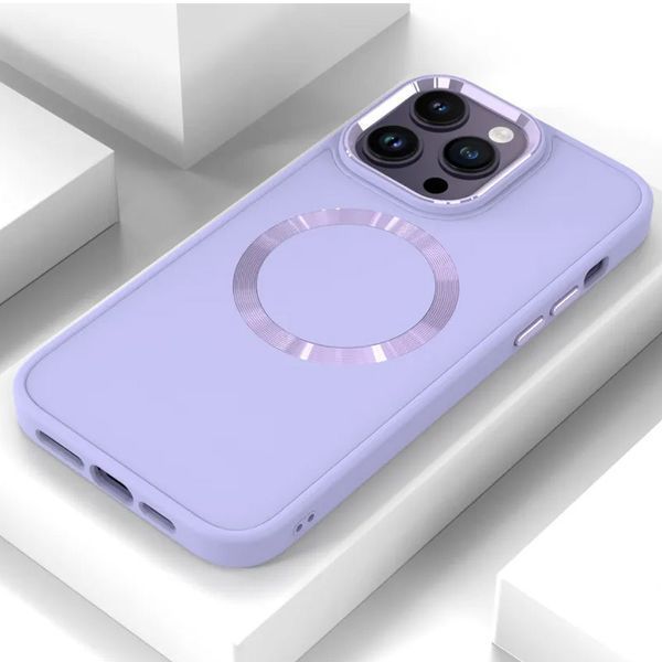 TPU чохол Bonbon Metal Style with MagSafe для Apple iPhone 13 Pro Max (6.7") 64356 фото
