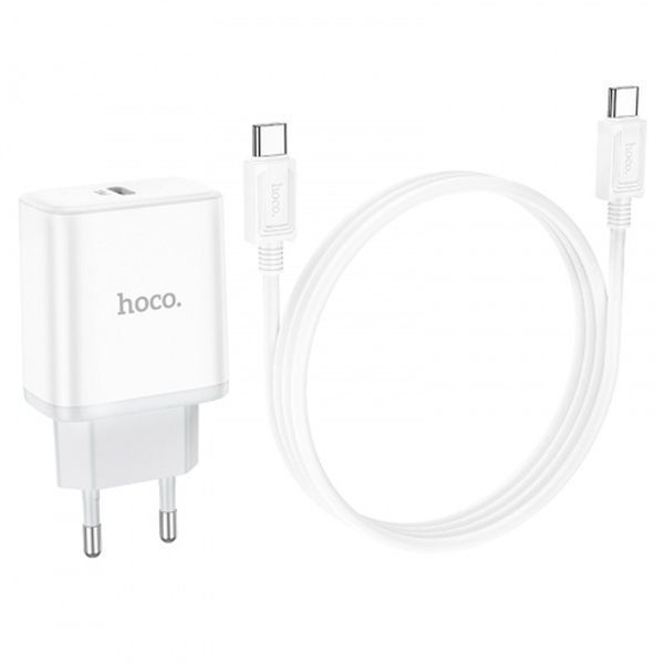 МЗП Hoco C104A PD20W (1USB-C) + кабель Type-C to Type-C 64604 фото