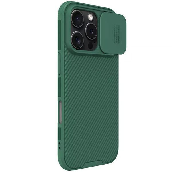 Карбонова накладка Nillkin CamShield Pro Magnetic для Apple iPhone 16 Pro (6.3") 73661 фото