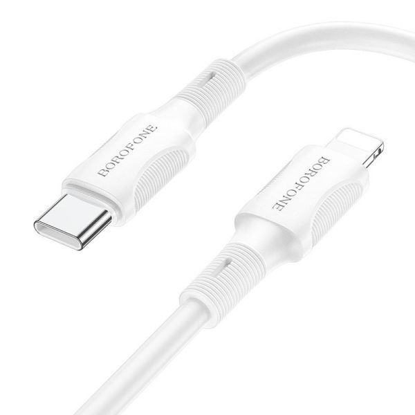 Дата кабель Borofone BX80 Succeed Type-C to Lightning 20W (1m) 71151 фото