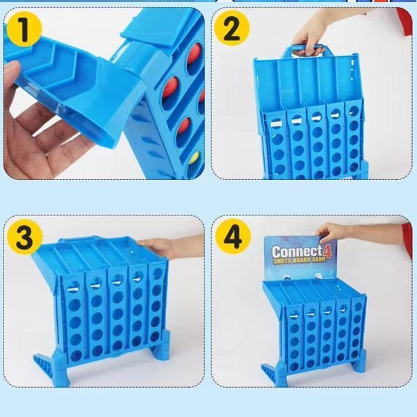 Настільна інтерактивна гра Ummi 22013 Connect 4 Shots Board Game 79324 фото