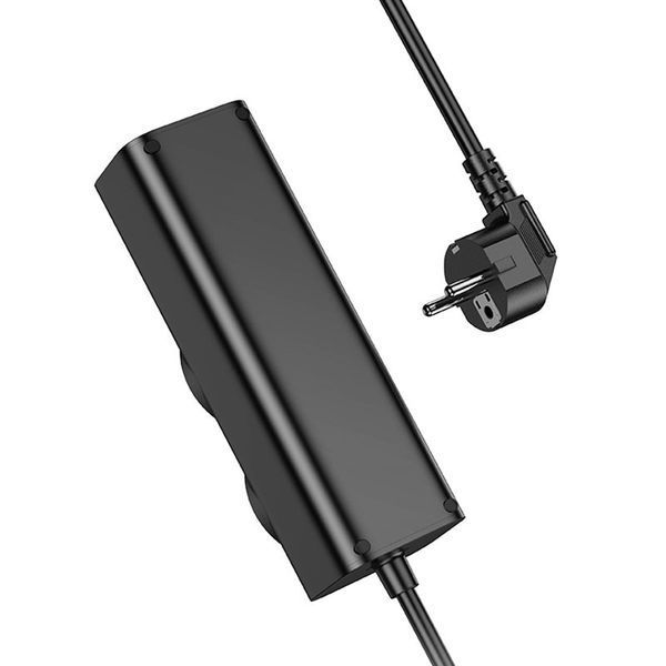 Подовжувач Hoco NS10 Wisdom 2-position PD67W (1USB-A/3C/2Socket) (2m) 77076 фото