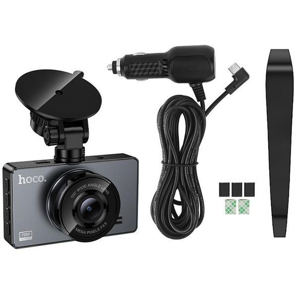 Відеореєстратор Hoco DV14 3-inch screen display driving recorder (720P) 79684 фото