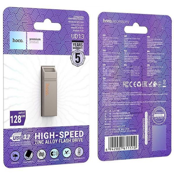 Флеш-накопичувач Hoco UD13 USB3.2 - 128GB 81555 фото