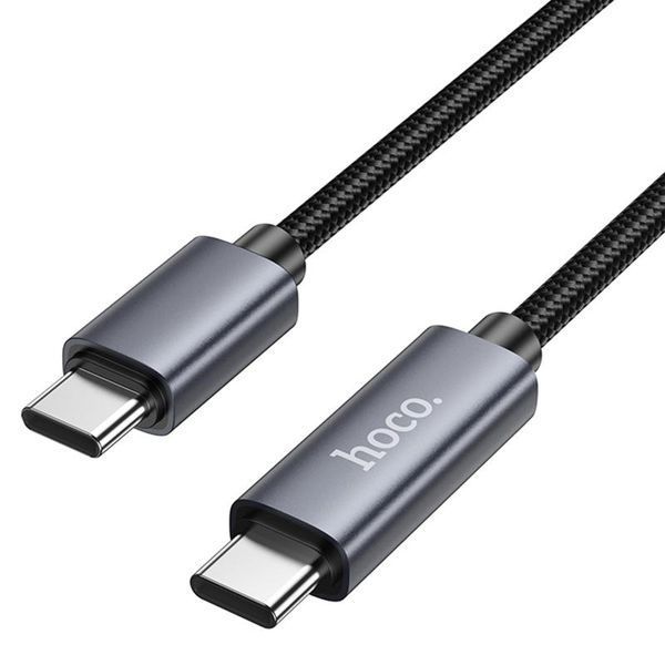 Дата кабель Hoco X112 Favor with display Type-C to Type-C 60W (1m) 79099 фото