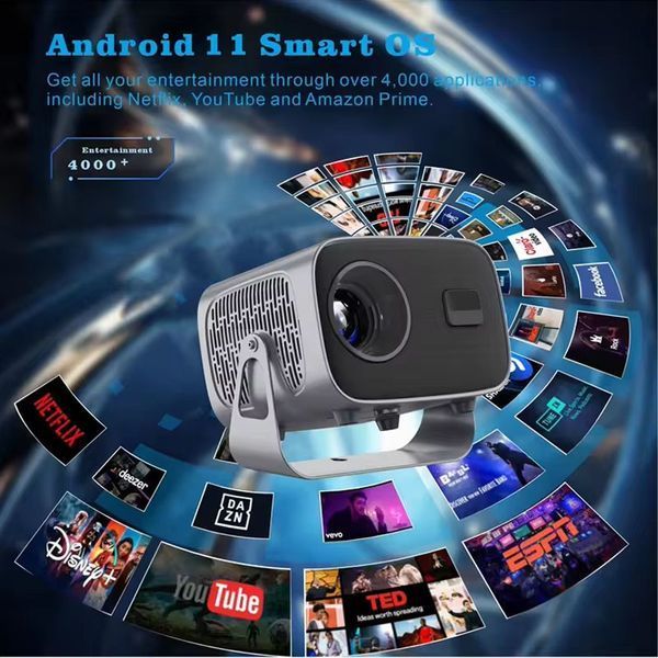 Уцінка Проектор 4k ver.1 Android A10 70438 фото