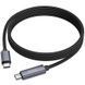 Дата кабель Hoco X112 Favor with display Type-C to Type-C 60W (1m) 79099 фото 5