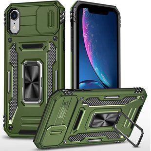Ударостійкий чохол Camshield Army Ring для Apple iPhone XR (6.1") 68267 фото