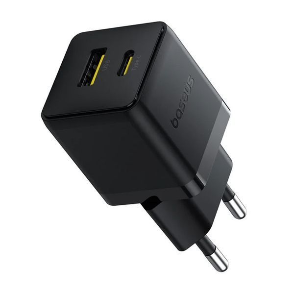 МЗП Baseus Palm Fast Charger 30W (1USB-A/1C) + кабель Type-C to Type-C (P1011160A) 78029 фото