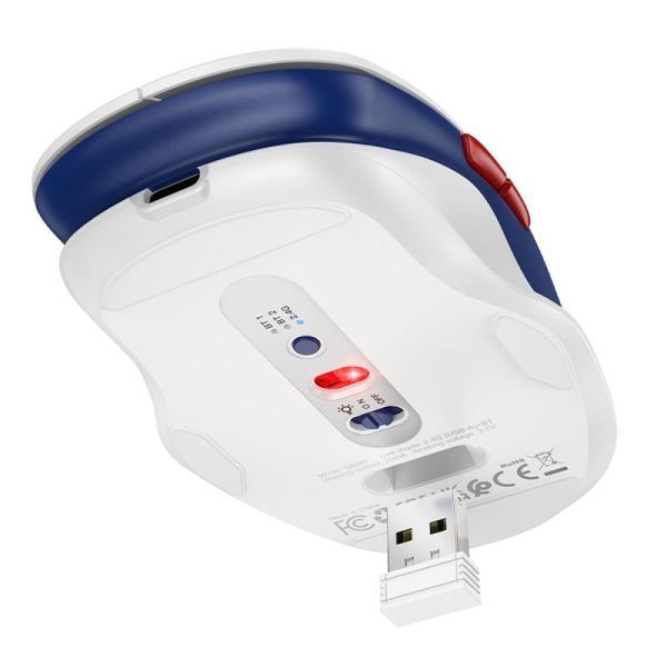 Миша бездротова Hoco GM40 Dixon RGB dual-mode 82058 фото