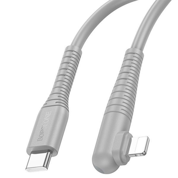 Дата кабель Borofone BX105 Corriente Type-C to Lightning (1m) 69026 фото