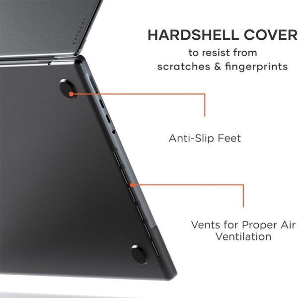 Чохол-накладка Clear Shell для Apple MacBook Pro 16.2" (A2485/A2780/A2991/A3403/A3186) 67309 фото
