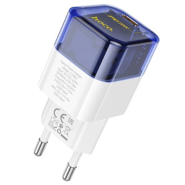 МЗП Hoco C125A Transparent PD20W (1USB-C) 69120 фото