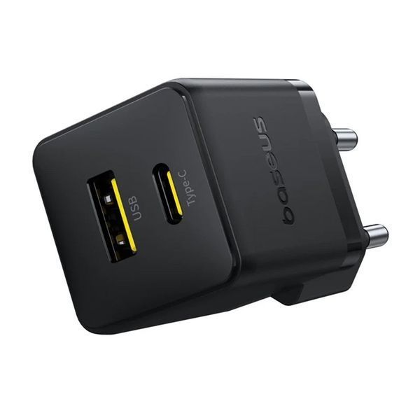 МЗП Baseus Palm Fast Charger 30W (1USB-A/1C) + кабель Type-C to Type-C (P1011160A) 78029 фото