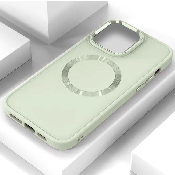 TPU чохол Bonbon Metal Style with MagSafe для Apple iPhone 14 (6.1") 64357 фото
