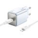 МЗП Hoco N47 Glorious PD30W (1USB-C) + кабель Type-C to Lightning 77077 фото 1