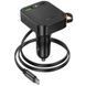 АЗП Hoco NZ18 Guardian PD65W with retractable cable (1USB-A/2C) 79686 фото 3