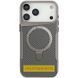 TPU+PC чохол Metal Buttons with MagSafe Carbon Ring для Apple iPhone 17 Air (6.5") 80930 фото 1