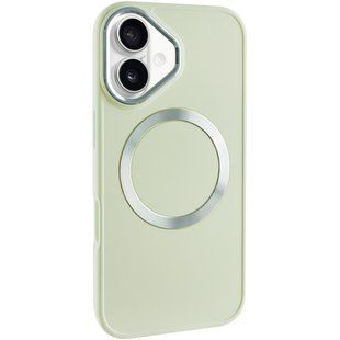 TPU чохол Bonbon Metal Style with MagSafe для Apple iPhone 16 (6.1") 74337 фото