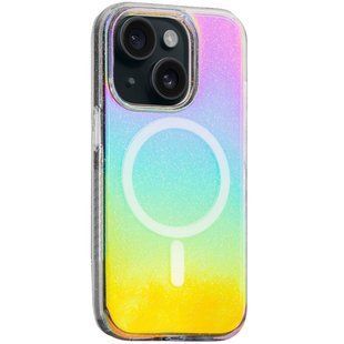 Чохол TPU Galaxy Sparkle (MagFit) для Apple iPhone 15 (6.1") 66252 фото