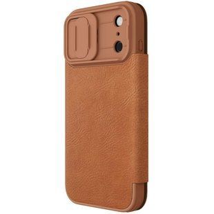 Шкіряний чохол-книжка Nillkin Qin Pro Camshield для Apple iPhone 17 Pro (6.3") 81514 фото