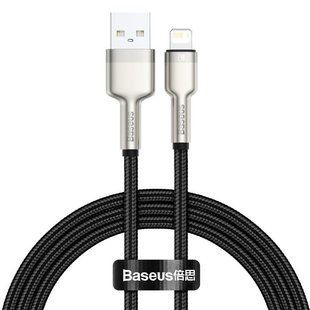 Дата кабель Baseus Cafule Series Metal USB to Lightning 2.4A (1m) (CALJK-A0) 74776 фото