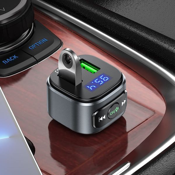 АЗП FM модулятор Hoco E67 QC3.0 (2USB-A) 53977 фото