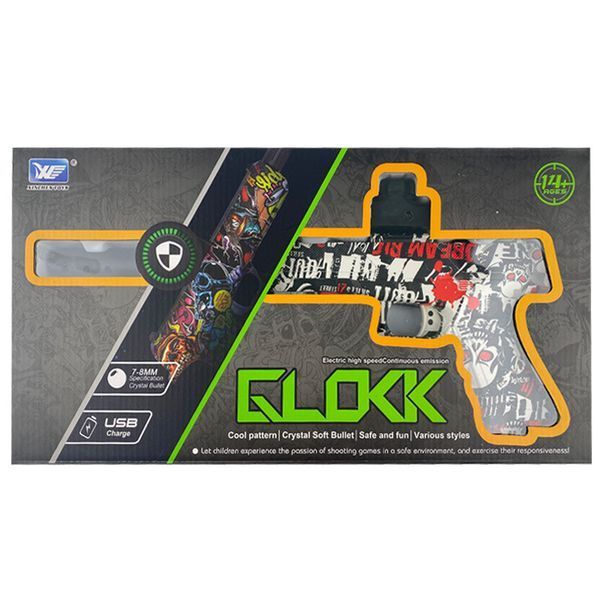 Пістолет на гідрогелевих кульках (орбізах) Glokk 79735 фото