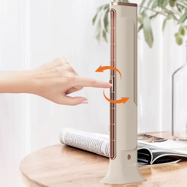 Настільний вентилятор F3 Tower Fan 3 speeds with battery 1200 mAh 78954 фото