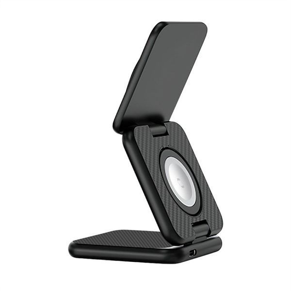 БЗП WIWU Wi-W035 Kevlar Mag Go 3 in 1 wireless charger 77943 фото