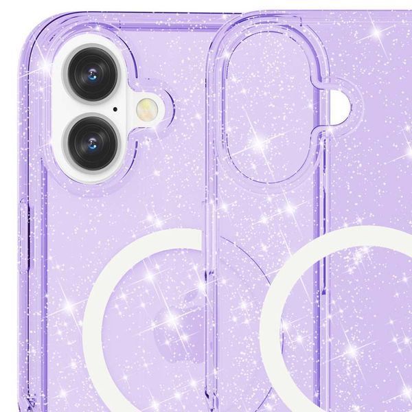Чохол TPU Galaxy Sparkle (MagFit) для Apple iPhone 16 Plus (6.7") 73118 фото