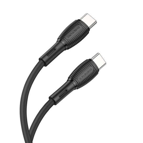 Дата кабель Borofone BX86 Advantage Type-C to Type-C 60W (1m) 71153 фото
