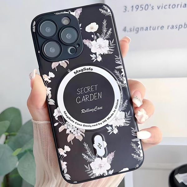 TPU+PC чохол Secret Garden with MagSafe для Apple iPhone 13 Pro Max (6.7") 58009 фото