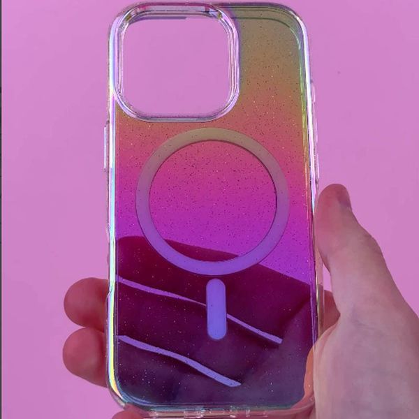 Чохол TPU Galaxy Sparkle (MagFit) для Apple iPhone 15 (6.1") 66252 фото