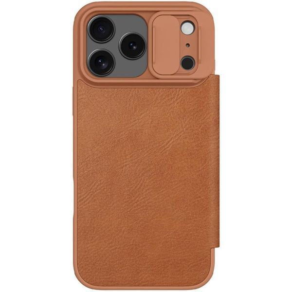 Шкіряний чохол-книжка Nillkin Qin Pro Camshield для Apple iPhone 17 Pro (6.3") 81514 фото