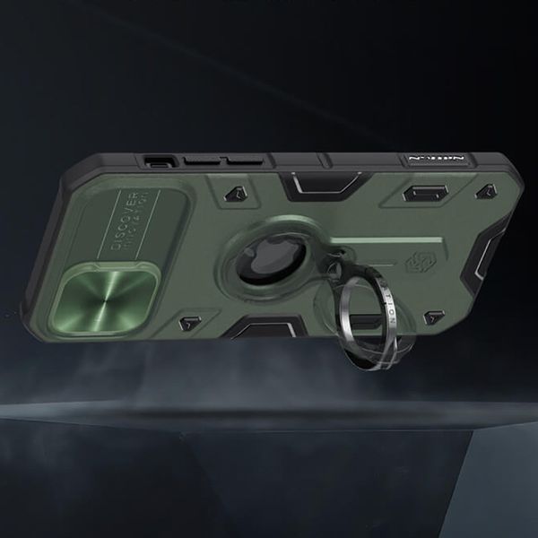 TPU+PC чохол Nillkin CamShield Armor (шторка на камеру) для Apple iPhone 15 Pro (6.1") 66859 фото