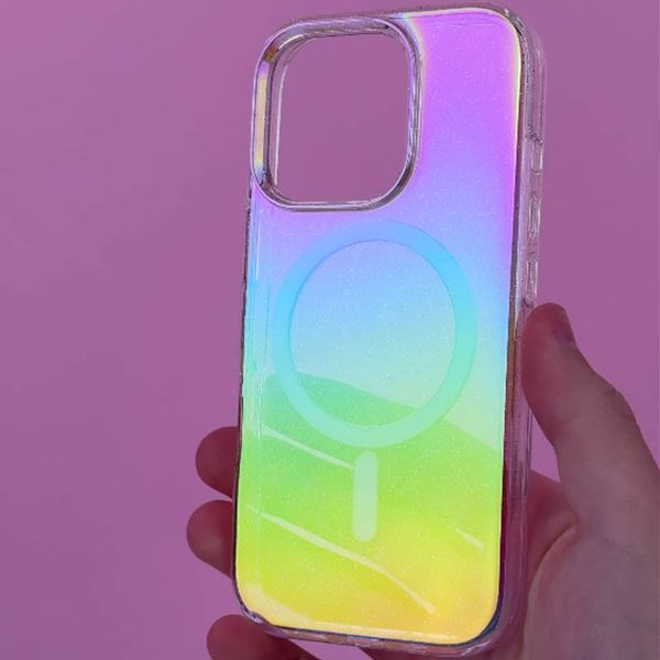 Чохол TPU Galaxy Sparkle (MagFit) для Apple iPhone 15 (6.1") 66252 фото