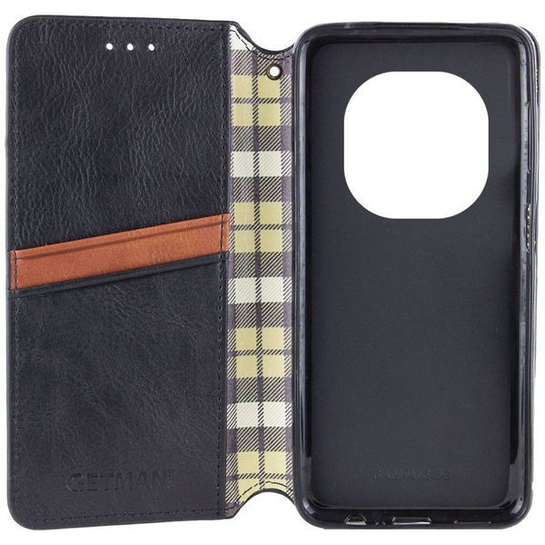 Шкіряний чохол-книжка GETMAN Cubic (PU) для Xiaomi Redmi Note 14 Pro 5G / 14 Pro+ 78161 фото