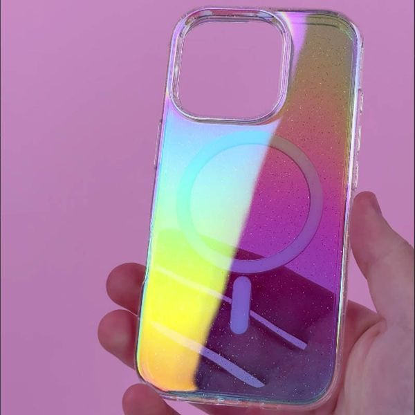 Чохол TPU Galaxy Sparkle (MagFit) для Apple iPhone 15 (6.1") 66252 фото