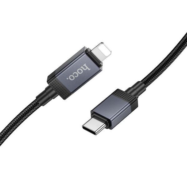 Дата кабель Hoco X118 Generous with display Type-C to Lightning 27W (1m) 79104 фото