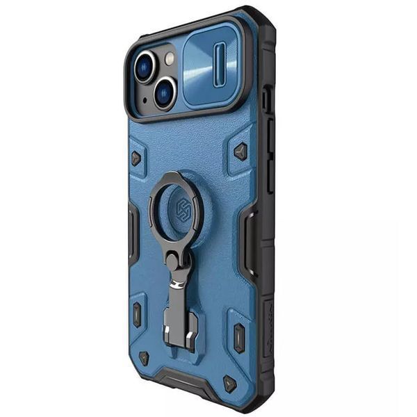TPU+PC чохол Nillkin CamShield Armor Pro no logo (шторка на камеру) для Apple iPhone 14 / 13 (6.1") 56009 фото