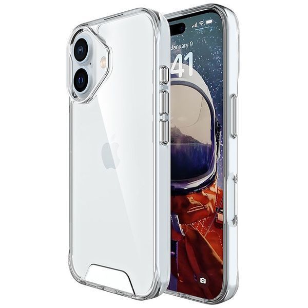 Чохол TPU Space Case transparent для Apple iPhone 16 (6.1") 72051 фото