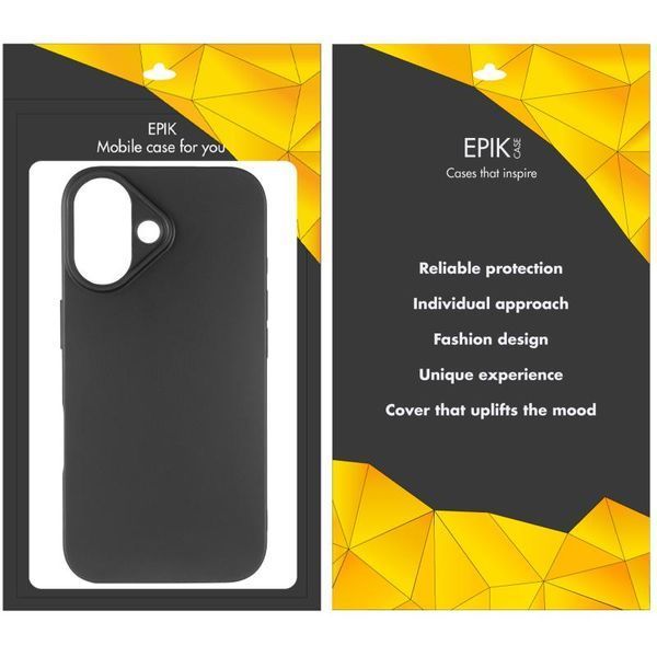 Чохол TPU Epik Black для Apple iPhone 16 (6.1") 73449 фото