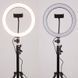 Кільцева світлодіодна LED лампа Flat Ring 10" + tripod 2.1m 65939 фото 7
