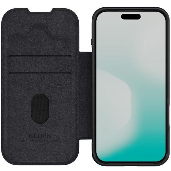 Шкіряний чохол-книжка Nillkin Qin Pro Camshield для Apple iPhone 17 Pro Max (6.9") 81515 фото