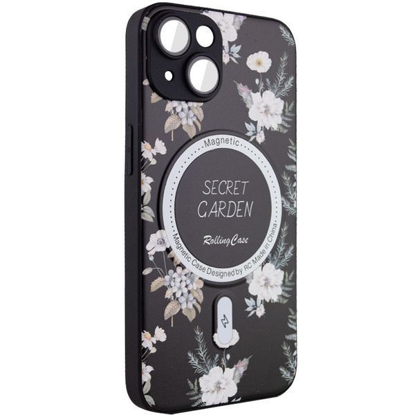 TPU+PC чохол Secret Garden with MagSafe для Apple iPhone 14 (6.1") 58012 фото