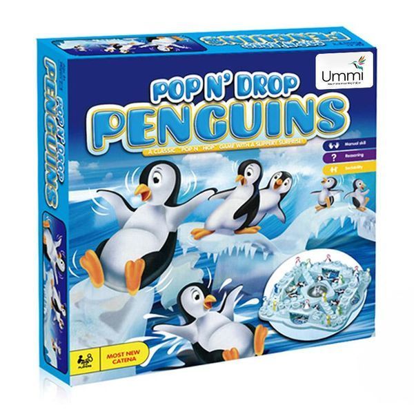 Настільна інтерактивна гра Ummi 707-36 Pop N Drop Penguins Game 79498 фото