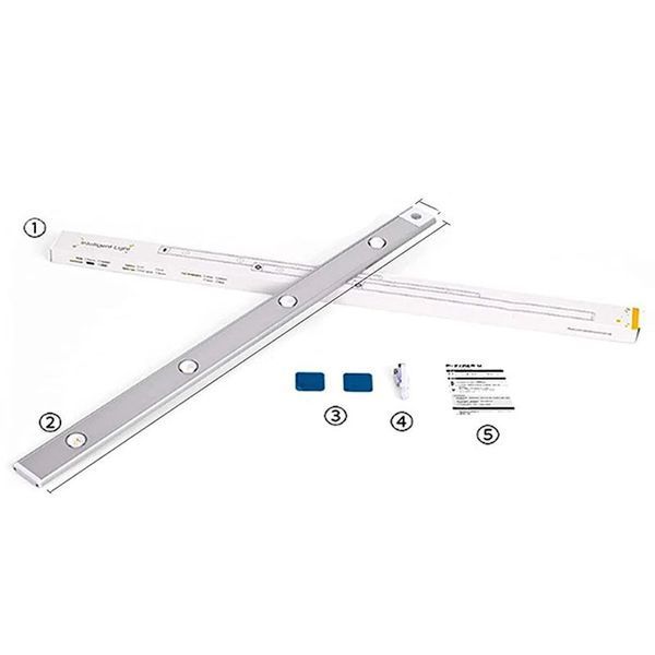 Сенсорний світильник LED з датчиком руху MZ-L1602 (40*10*300mm) 72943 фото