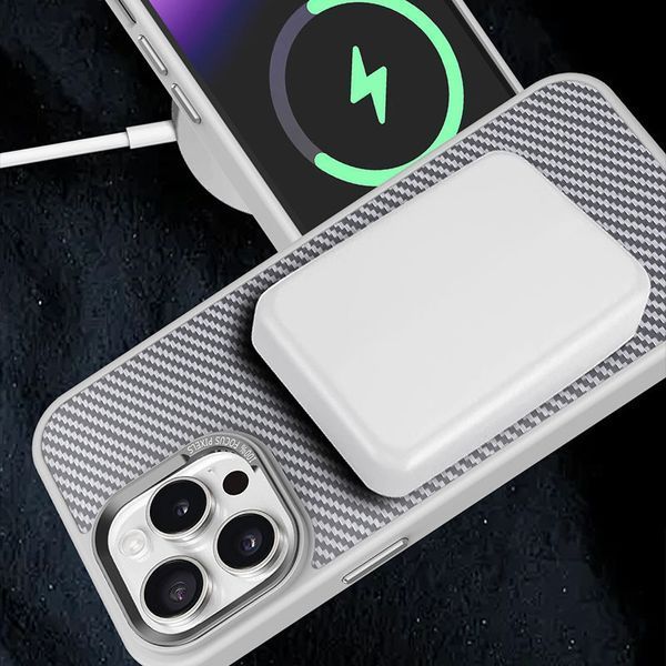Чохол TPU+PC Carbon Mirage with MagSafe для Apple iPhone 16 Pro Max (6.9") 78113 фото
