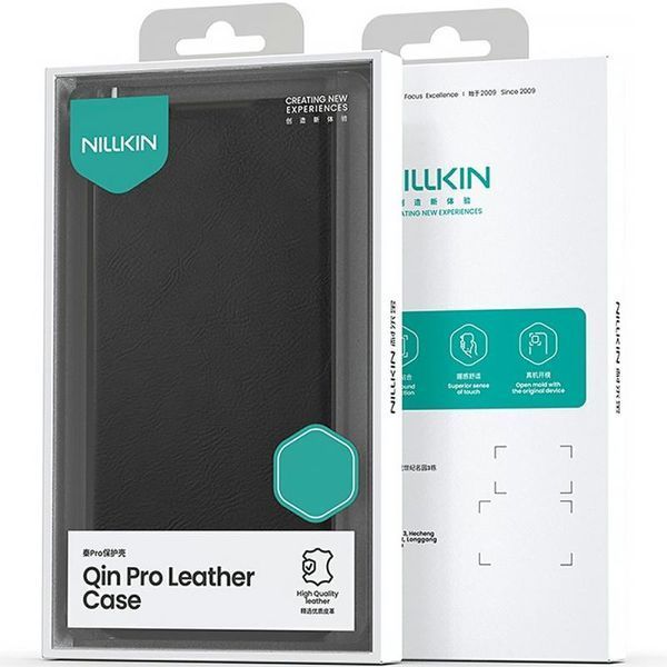 Шкіряний чохол-книжка Nillkin Qin Pro Camshield для Apple iPhone 17 Pro Max (6.9") 81515 фото